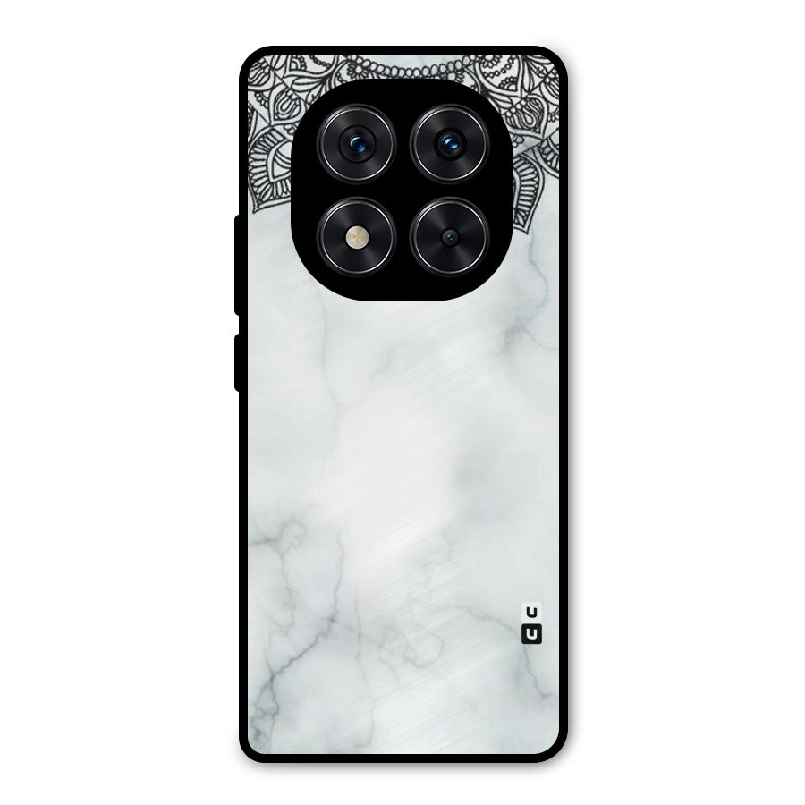 Exotic Marble Pattern Metal Back Case for Redmi Note 14 Pro 5G