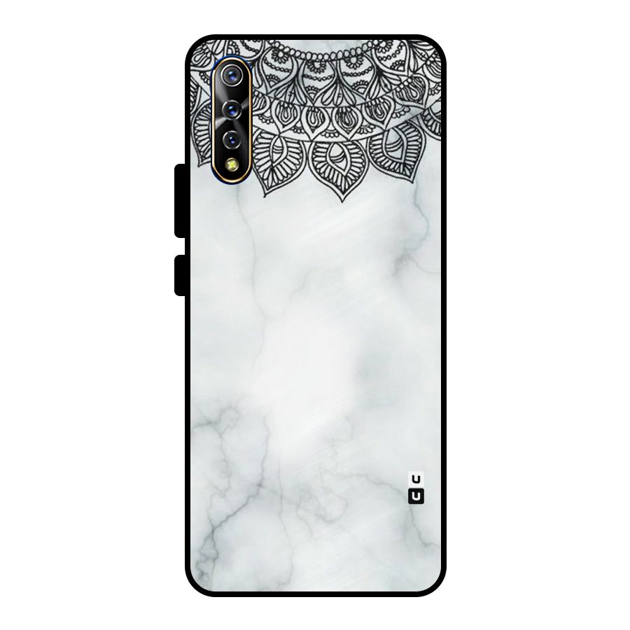 Exotic Marble Pattern Metal Back Case for Vivo S1