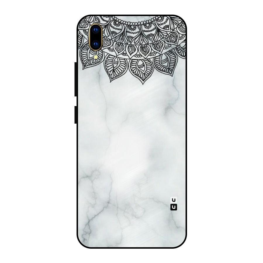 Exotic Marble Pattern Metal Back Case for Vivo V11 Pro
