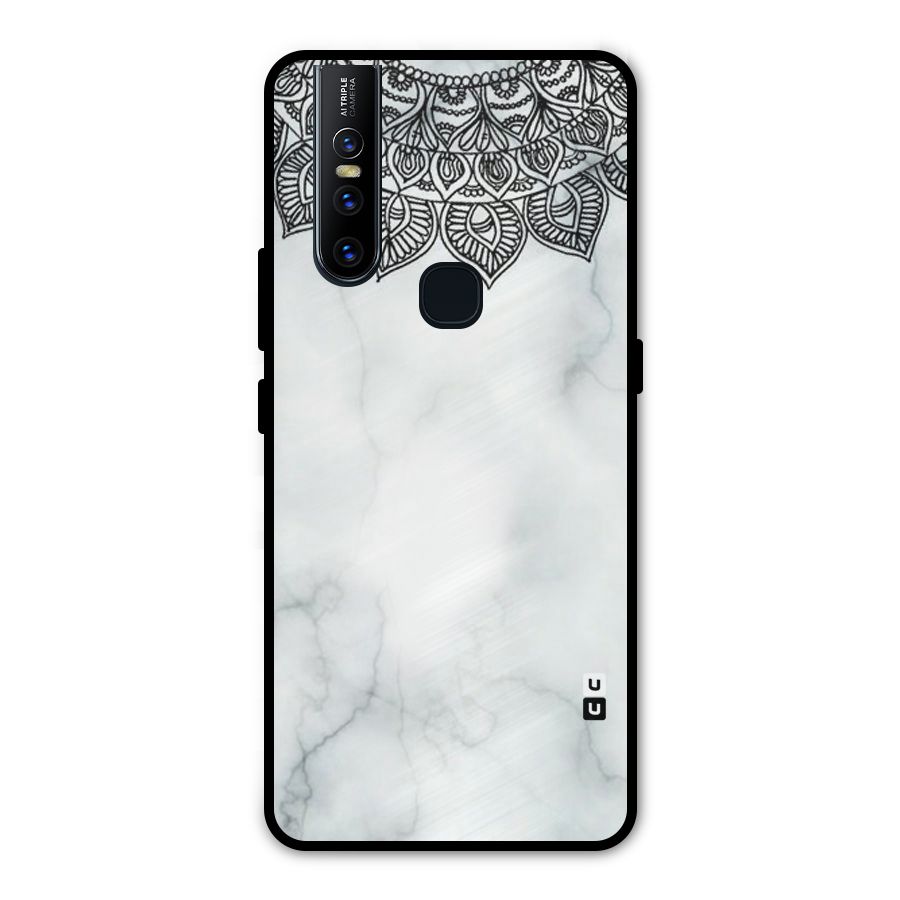 Exotic Marble Pattern Metal Back Case for Vivo V15