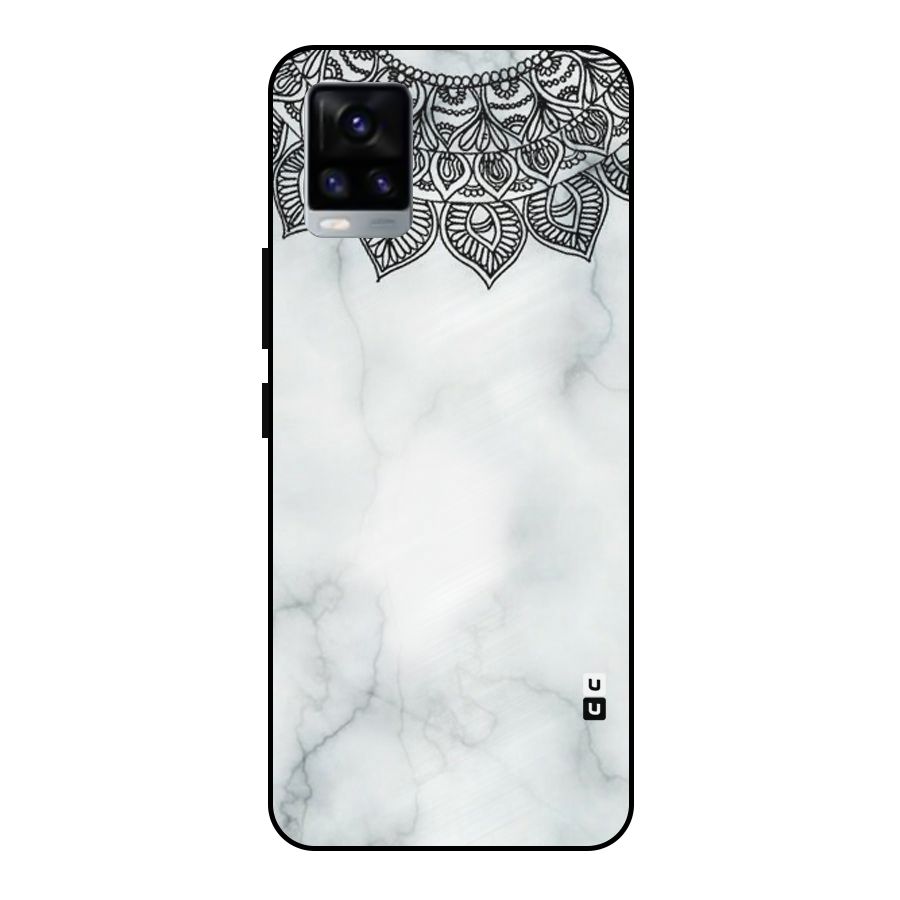 Exotic Marble Pattern Metal Back Case for Vivo V20 2021