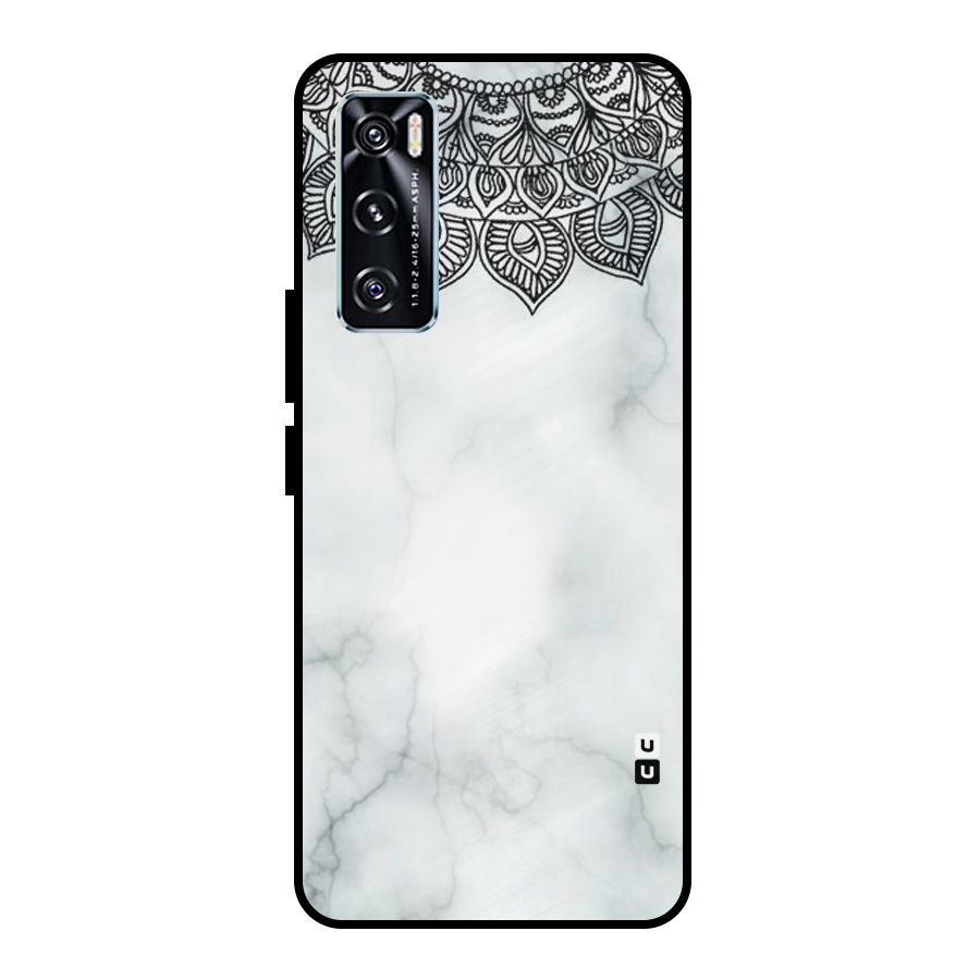 Exotic Marble Pattern Metal Back Case for Vivo V20 SE
