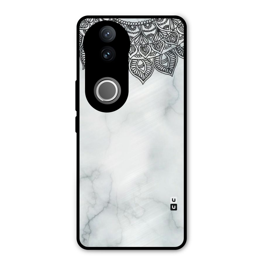 Exotic Marble Pattern Metal Back Case for Vivo V50e