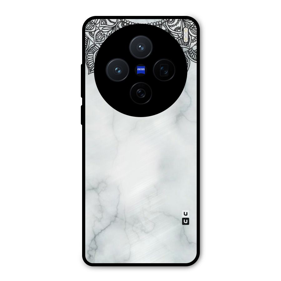 Exotic Marble Pattern Metal Back Case for Vivo X200
