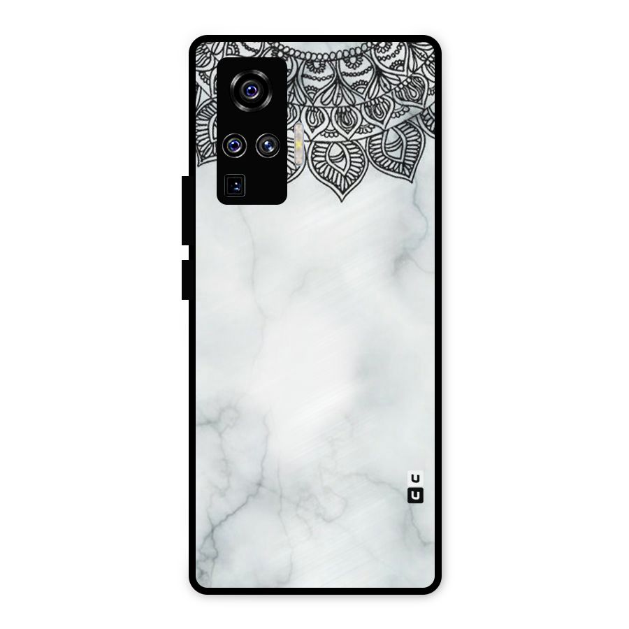 Exotic Marble Pattern Metal Back Case for Vivo X50 Pro