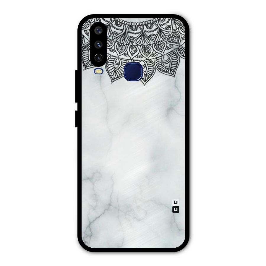 Exotic Marble Pattern Metal Back Case for Vivo Y12