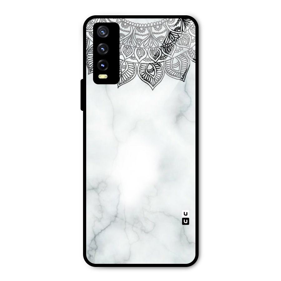 Exotic Marble Pattern Metal Back Case for Vivo Y20g