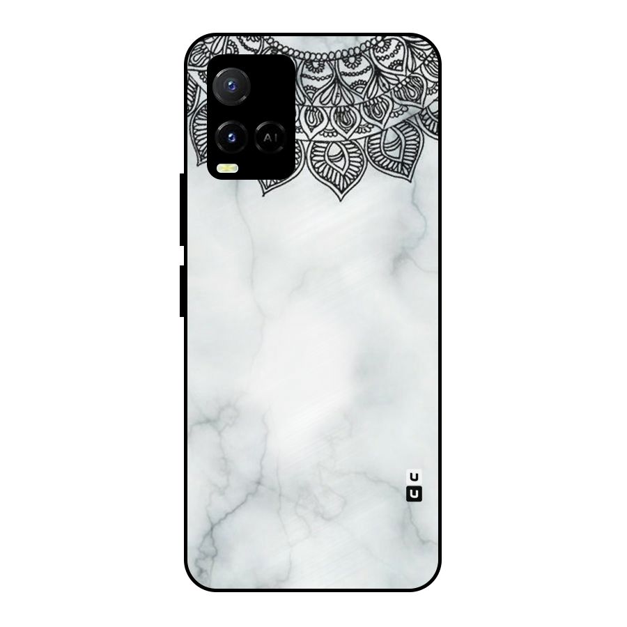 Exotic Marble Pattern Metal Back Case for Vivo Y21T