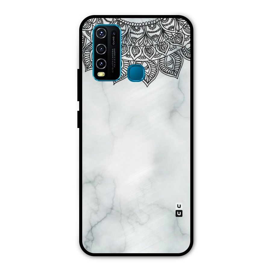 Exotic Marble Pattern Metal Back Case for Vivo Y50