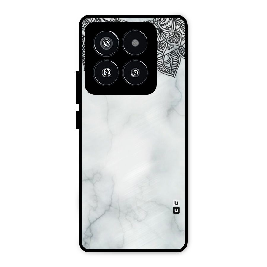 Exotic Marble Pattern Metal Back Case for Xiaomi 14 Pro