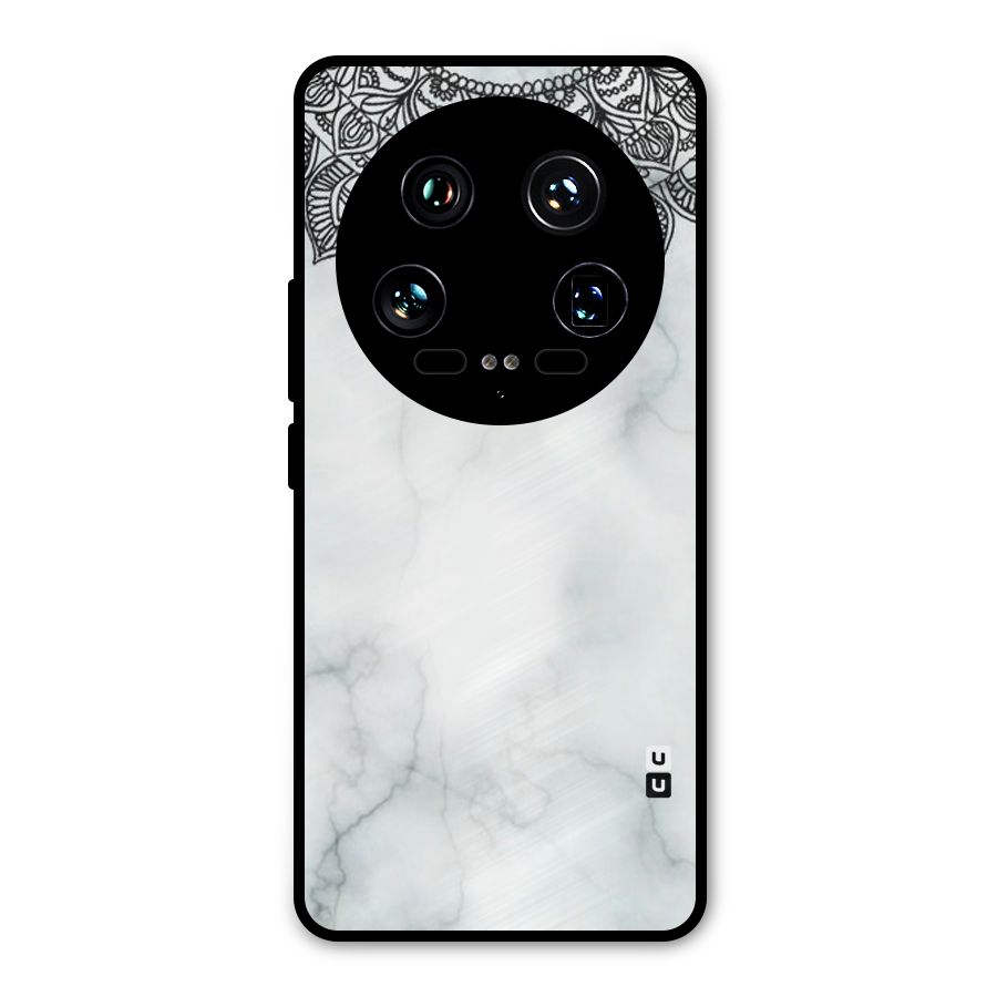 Exotic Marble Pattern Metal Back Case for Xiaomi 14 Ultra