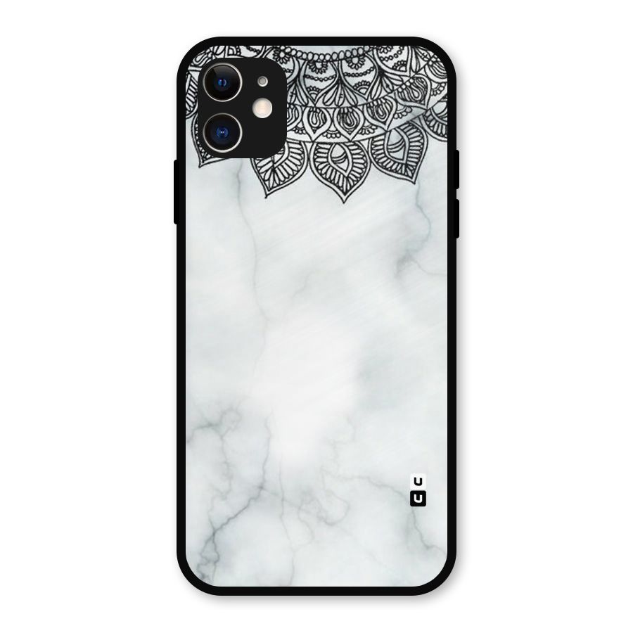 Exotic Marble Pattern Metal Back Case for iPhone 11