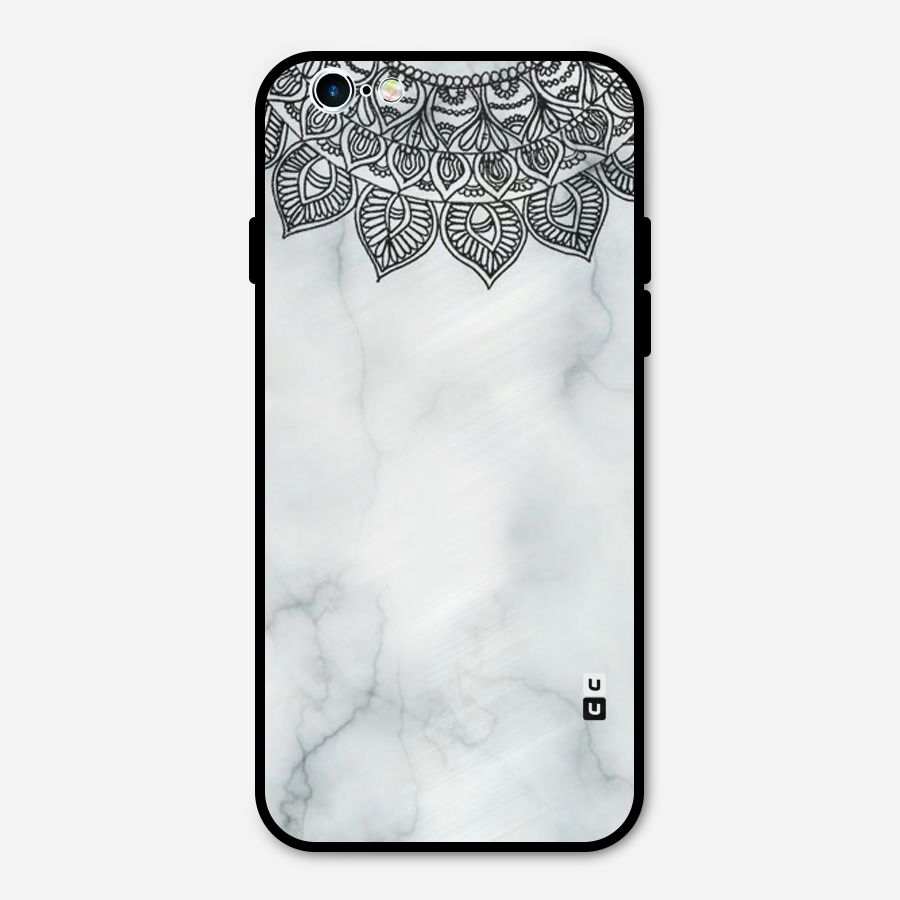 Exotic Marble Pattern Metal Back Case for iPhone 6 6s