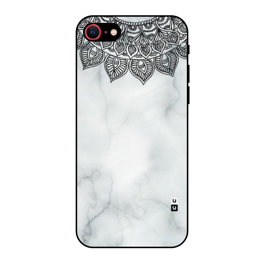 Exotic Marble Pattern Metal Back Case for iPhone 7