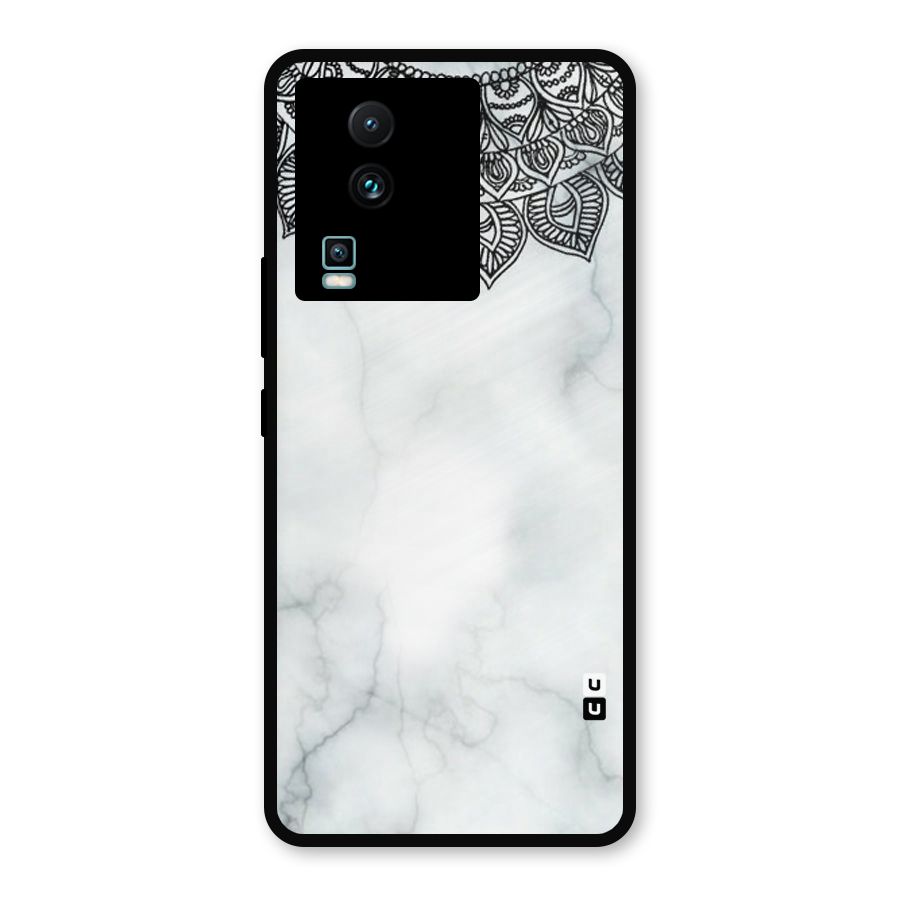 Exotic Marble Pattern Metal Back Case for iQOO Neo 7