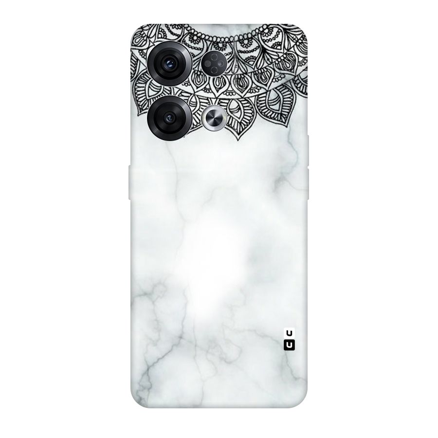 Exotic Marble Pattern Original Polycarbonate Back Case for Oppo Reno8 Pro 5G