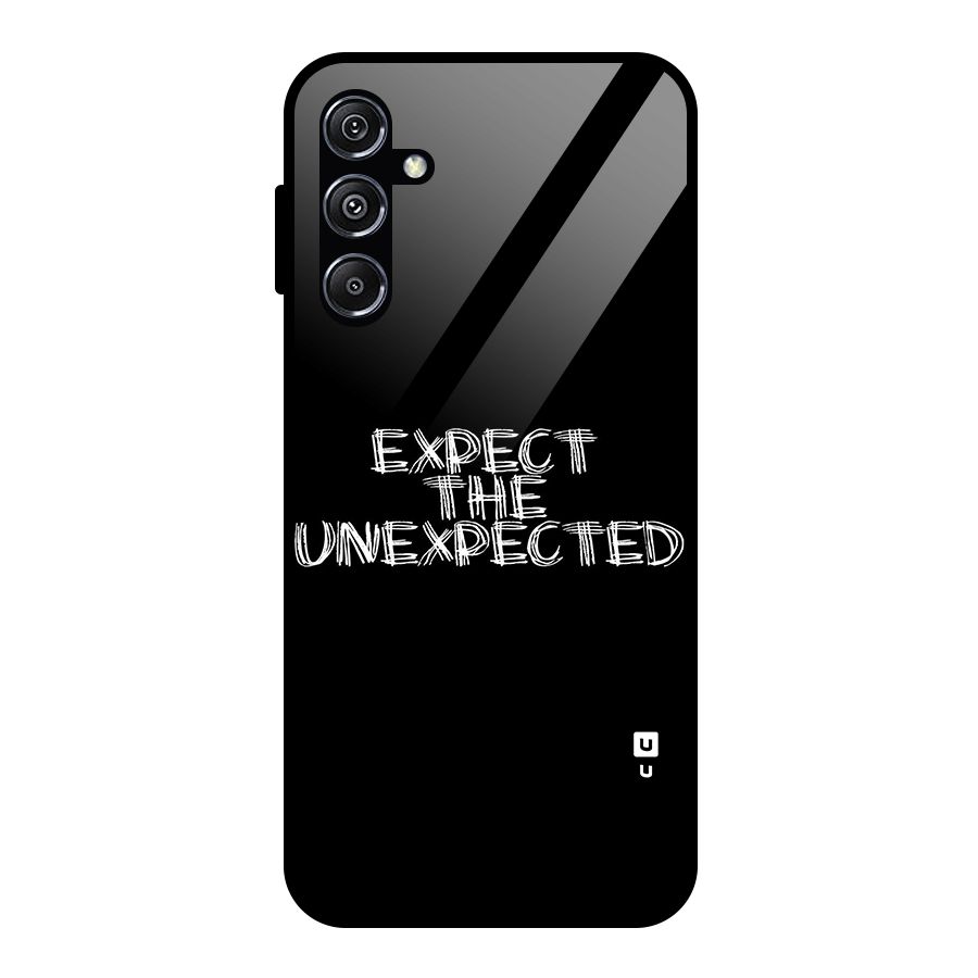 Expect The Unexpected Glass Back Case for Galaxy M34 5G