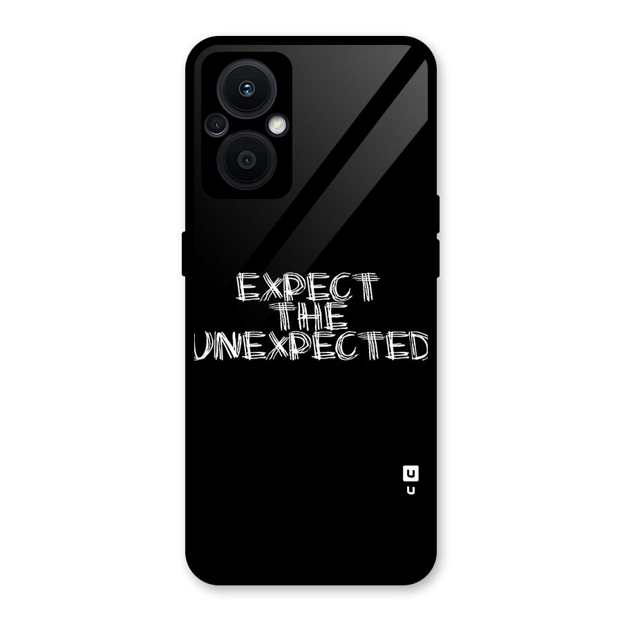Expect The Unexpected Glass Back Case for Oppo F21s Pro 5G