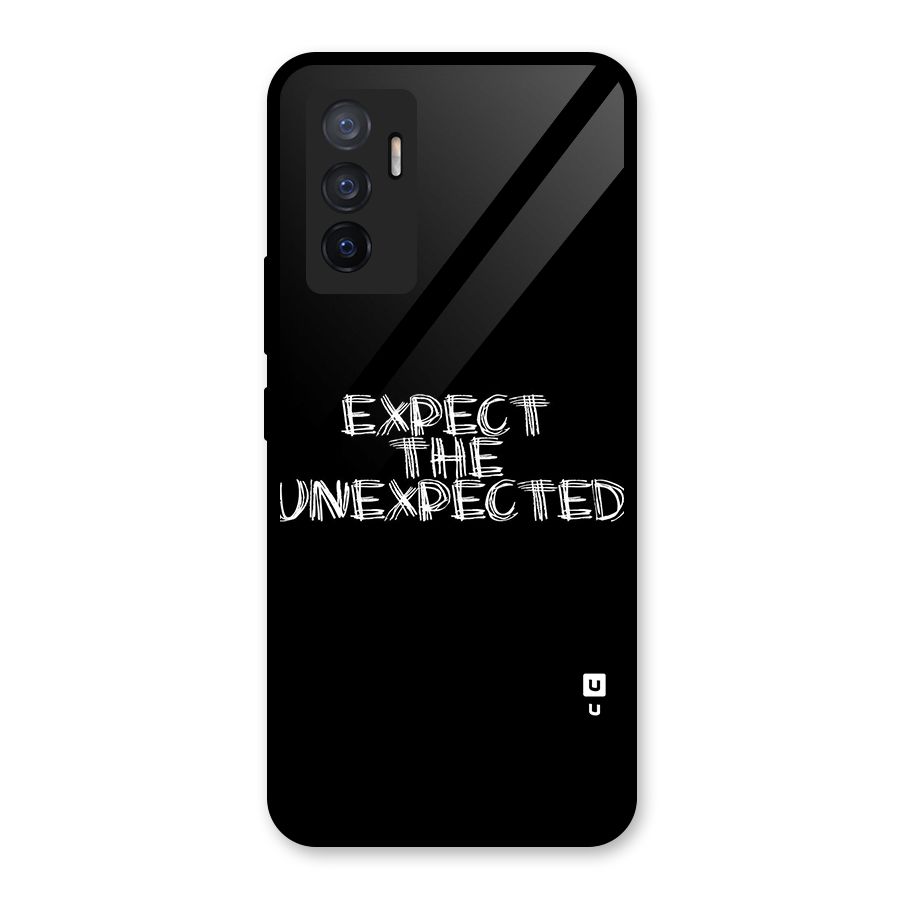 Expect The Unexpected Glass Back Case for Vivo V23e