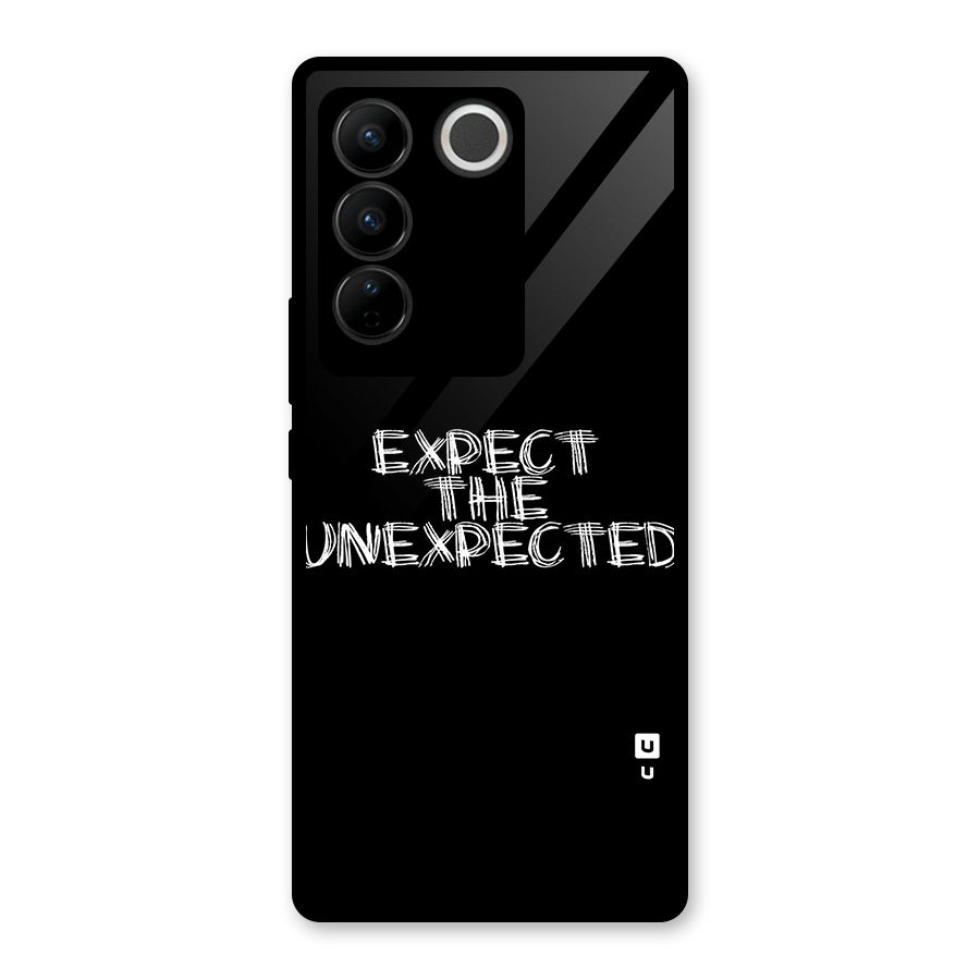 Expect The Unexpected Glass Back Case for Vivo V27