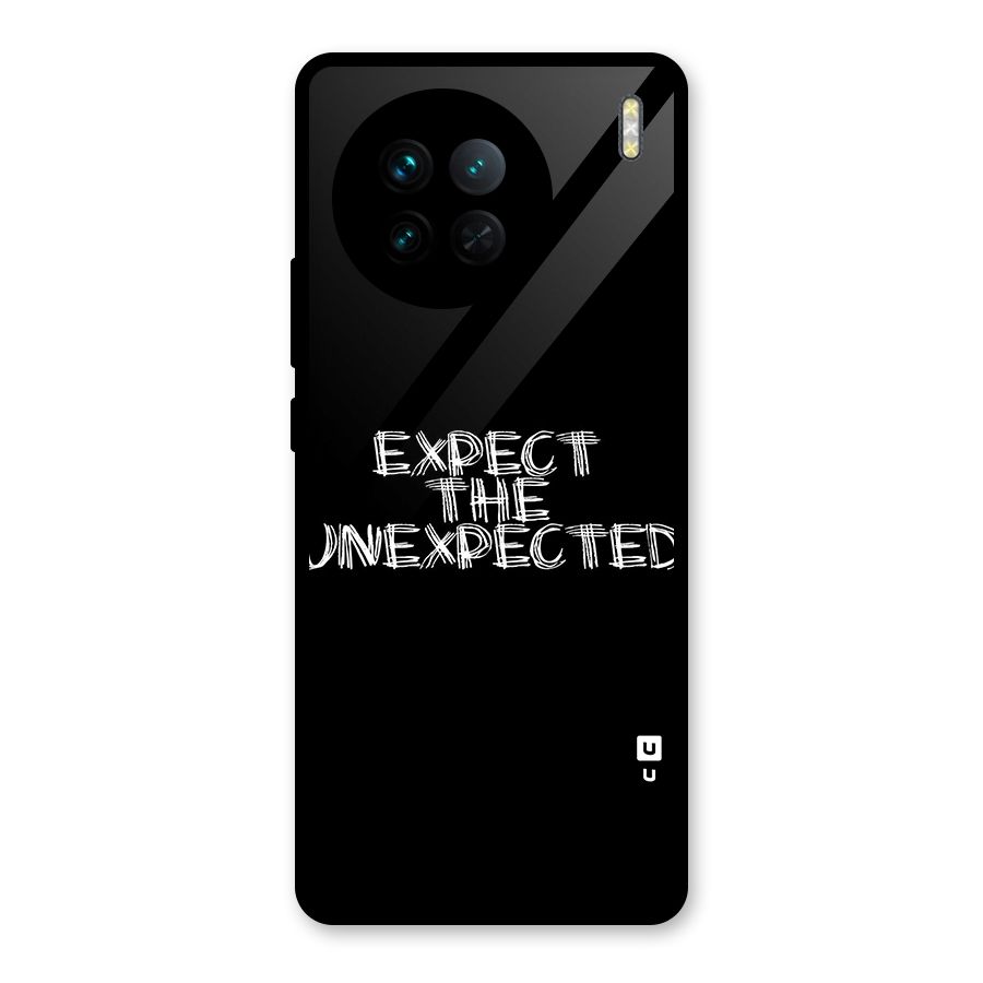 Expect The Unexpected Glass Back Case for Vivo X90