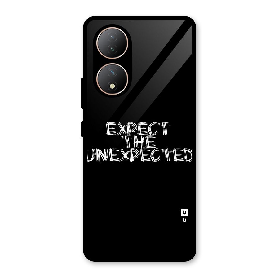 Expect The Unexpected Glass Back Case for Vivo Y100A