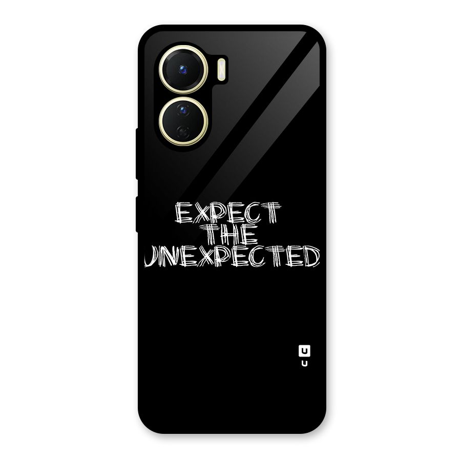 Expect The Unexpected Glass Back Case for Vivo Y16
