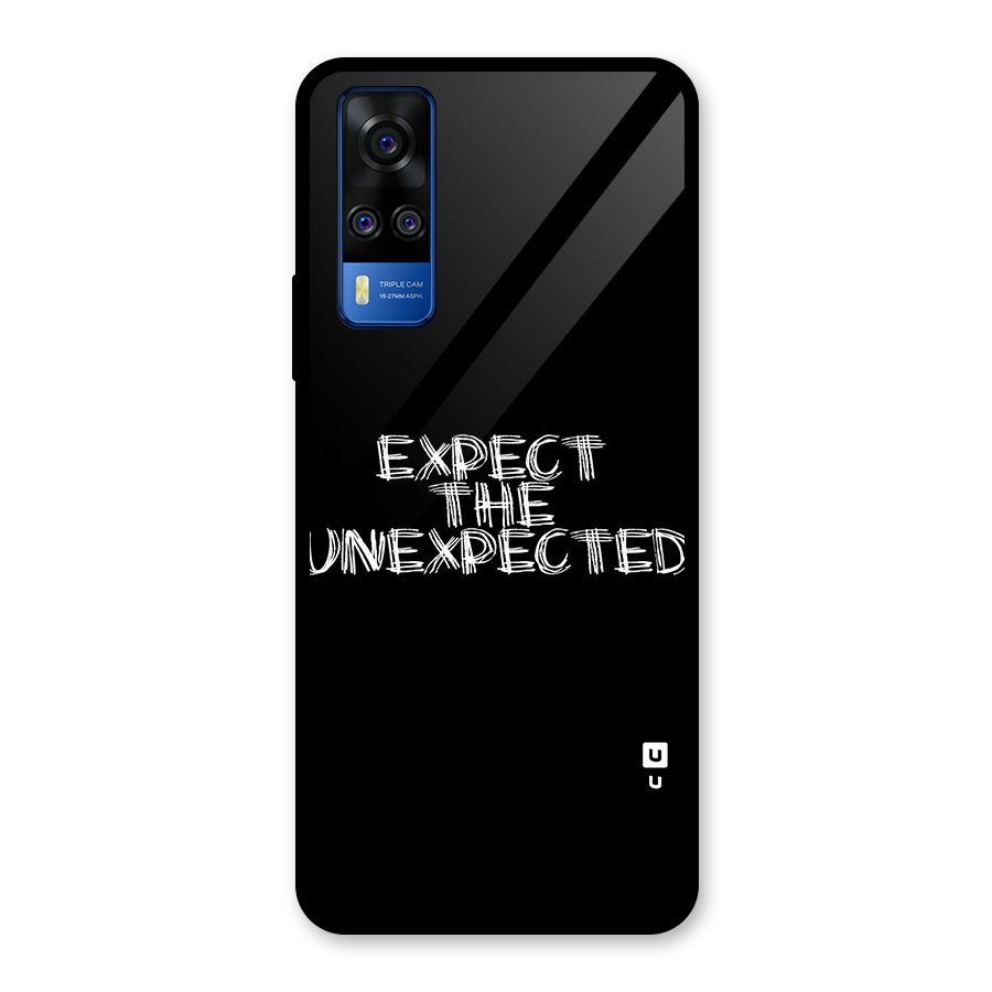 Expect The Unexpected Glass Back Case for Vivo Y31