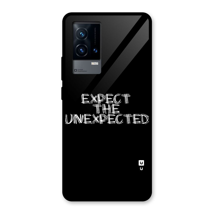 Expect The Unexpected Glass Back Case for iQOO 9 5G