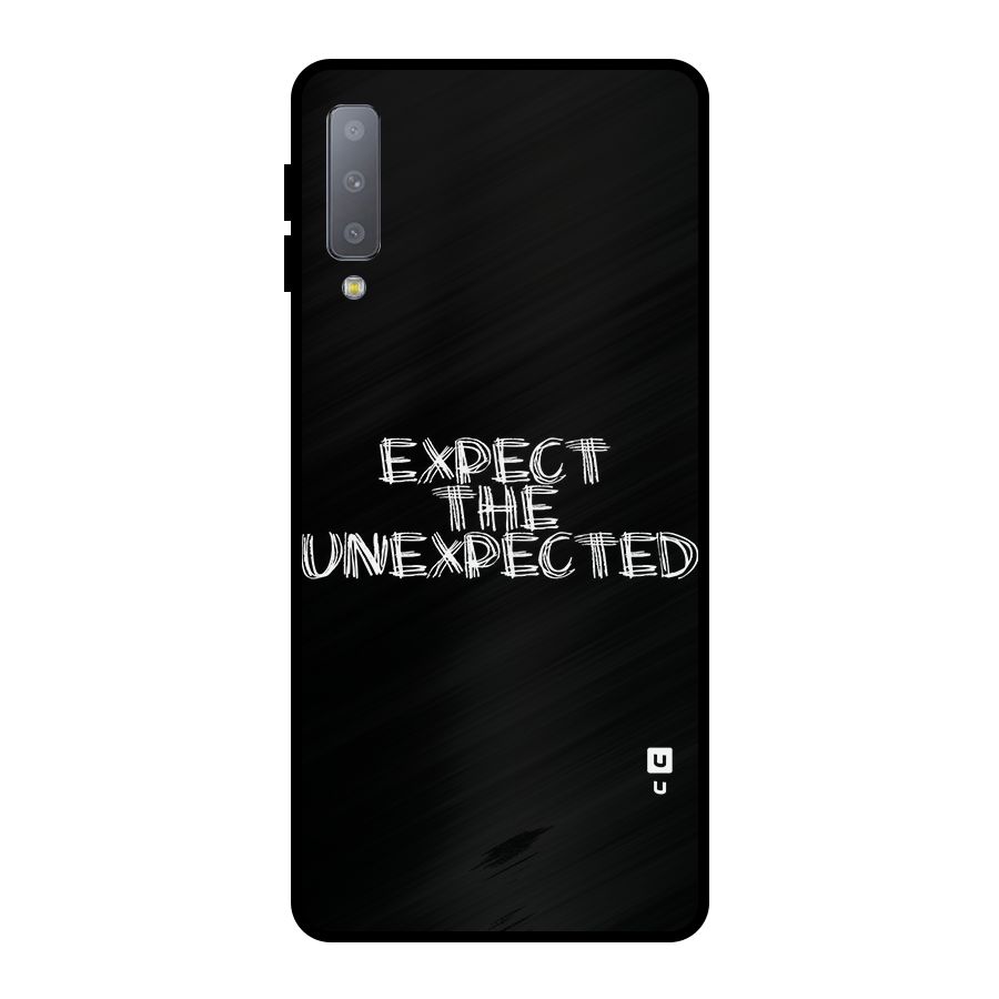 Expect The Unexpected Metal Back Case for Galaxy A7 (2018)