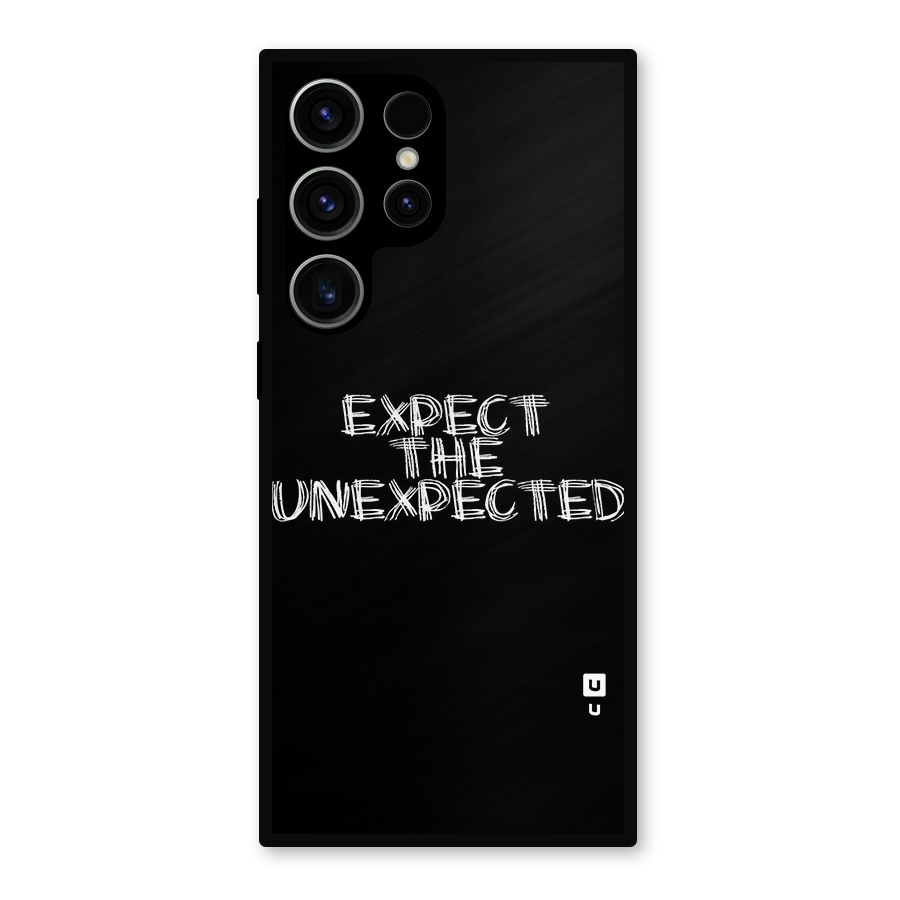 Expect The Unexpected Metal Back Case for Galaxy S23 Ultra