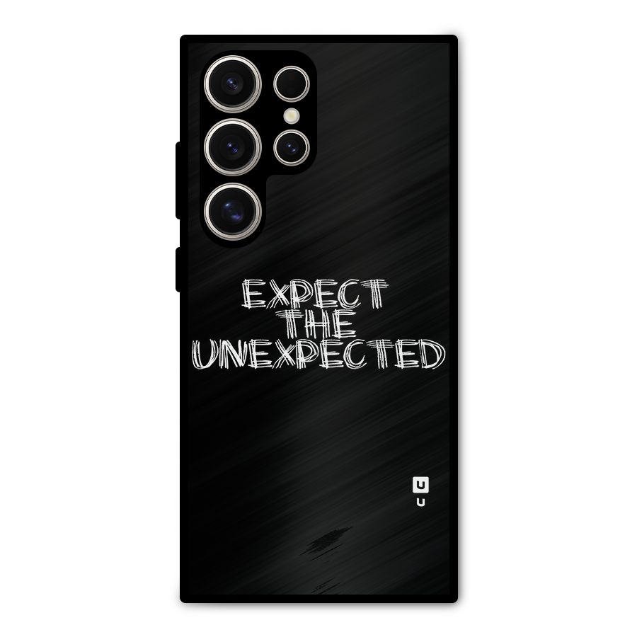 Expect The Unexpected Metal Back Case for Galaxy S24 Ultra