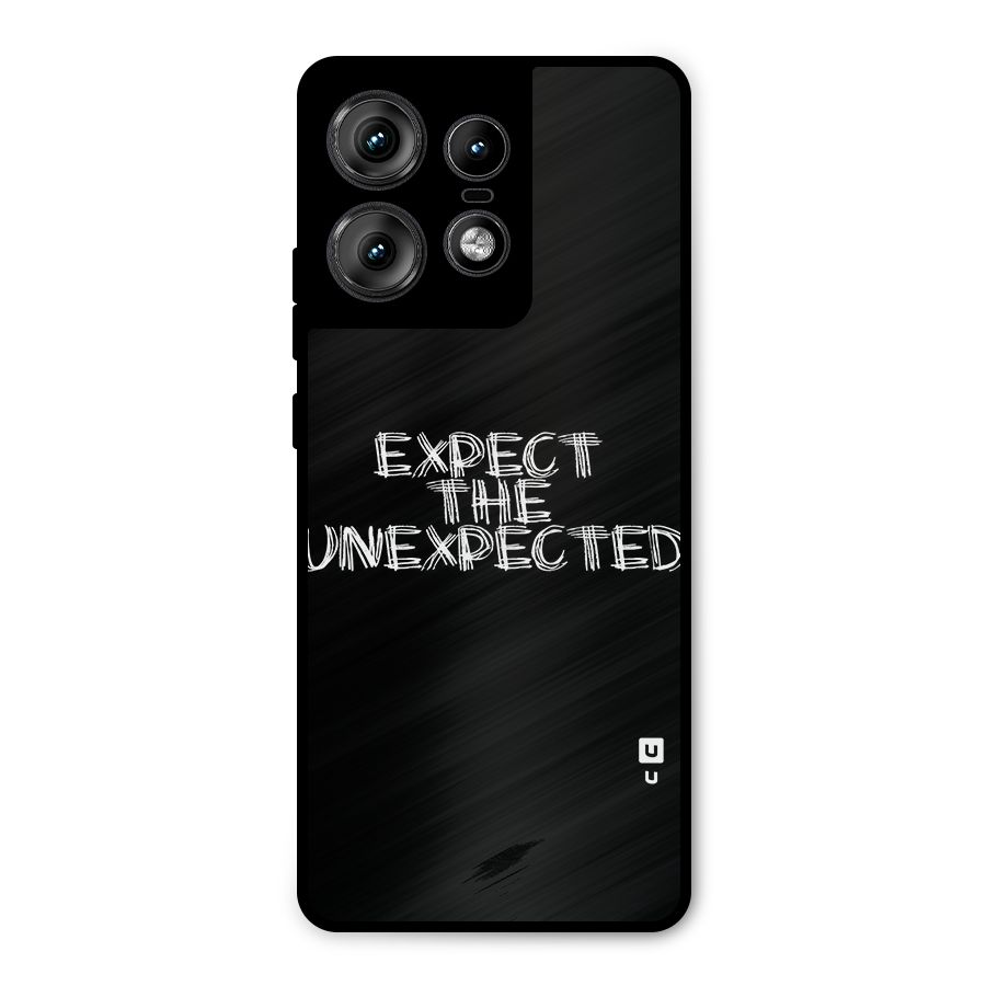 Expect The Unexpected Metal Back Case for Motorola Edge 50 Pro
