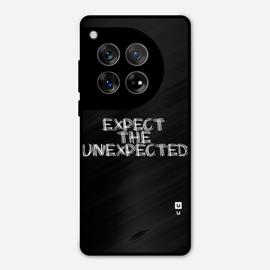 Expect The Unexpected Metal Back Case for OnePlus 12