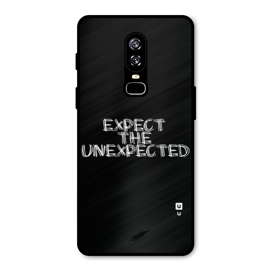 Expect The Unexpected Metal Back Case for OnePlus 6