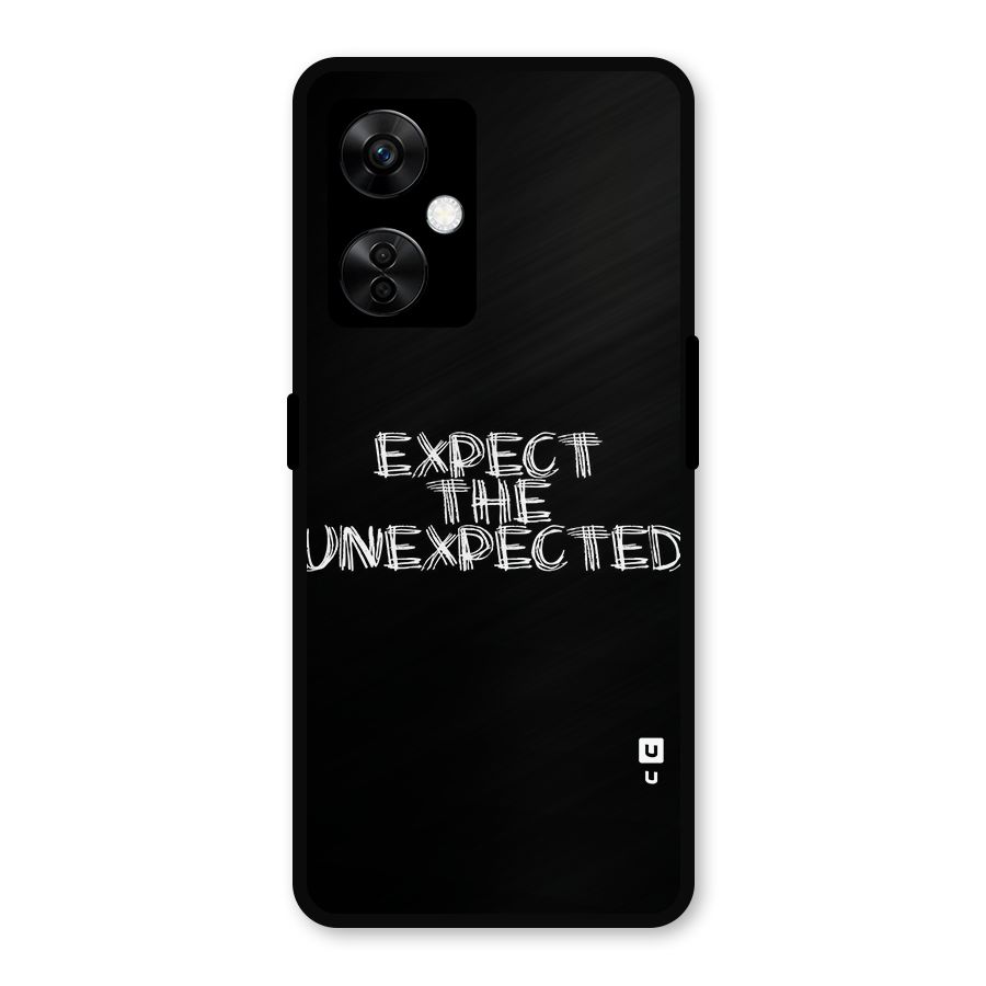 Expect The Unexpected Metal Back Case for OnePlus Nord CE 3 Lite