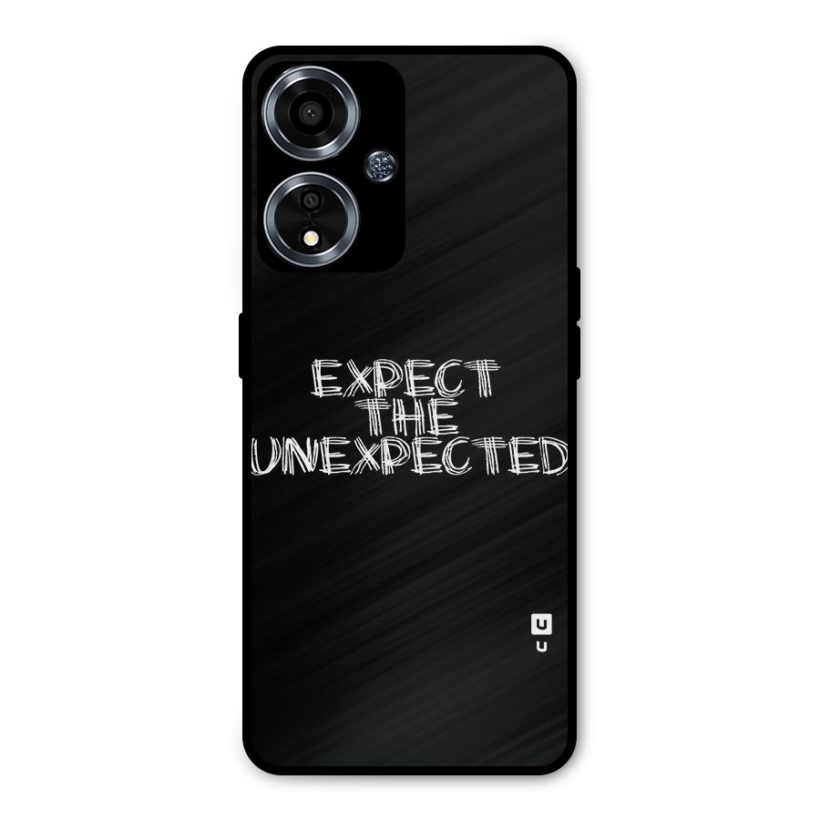 Expect The Unexpected Metal Back Case for Oppo A59