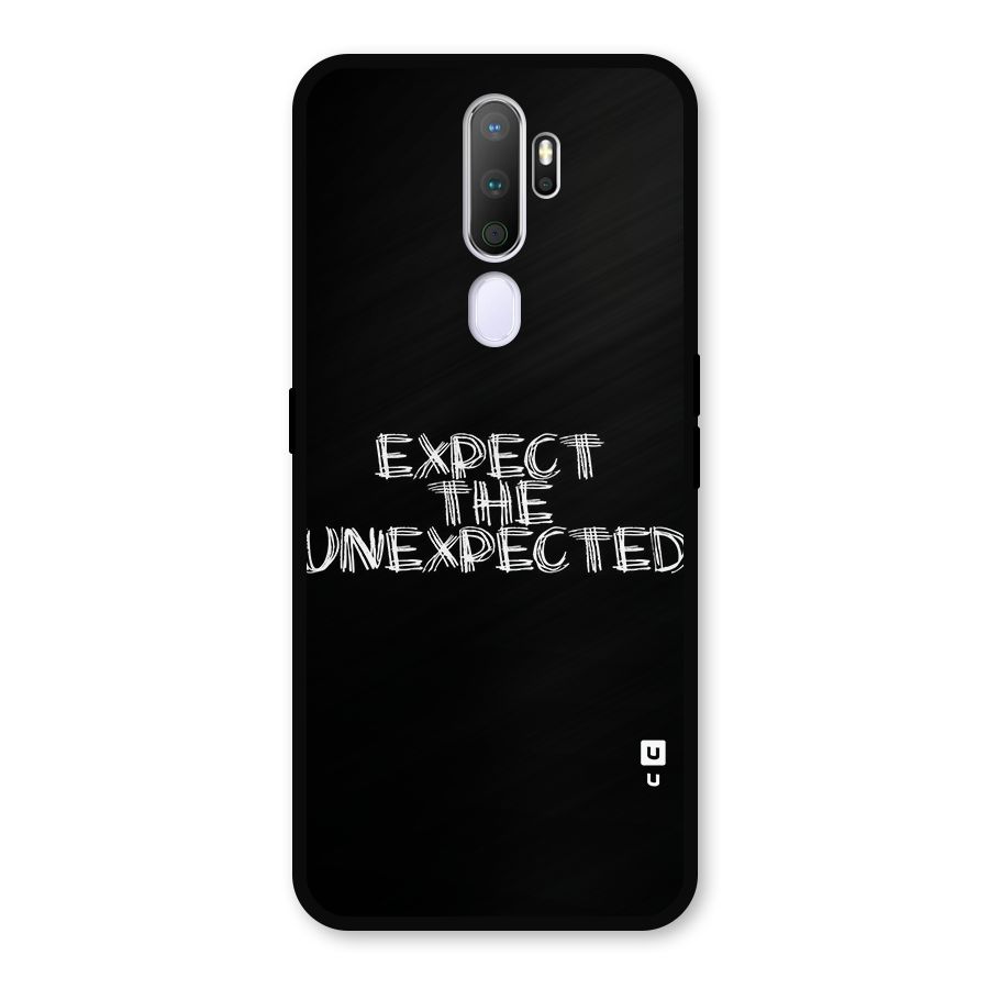 Expect The Unexpected Metal Back Case for Oppo A9 (2020)