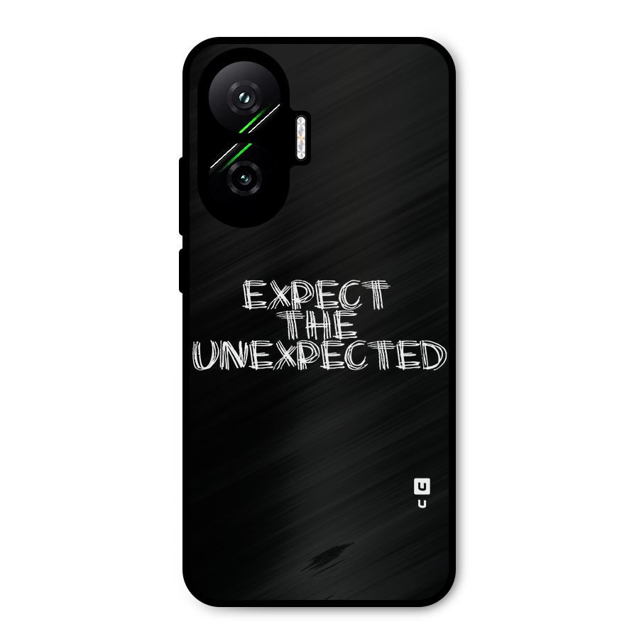 Expect The Unexpected Metal Back Case for Poco F7