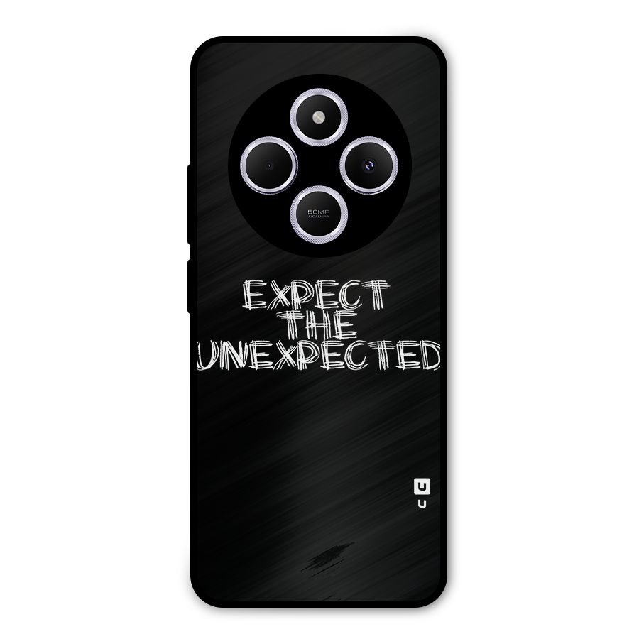 Expect The Unexpected Metal Back Case for Poco M7