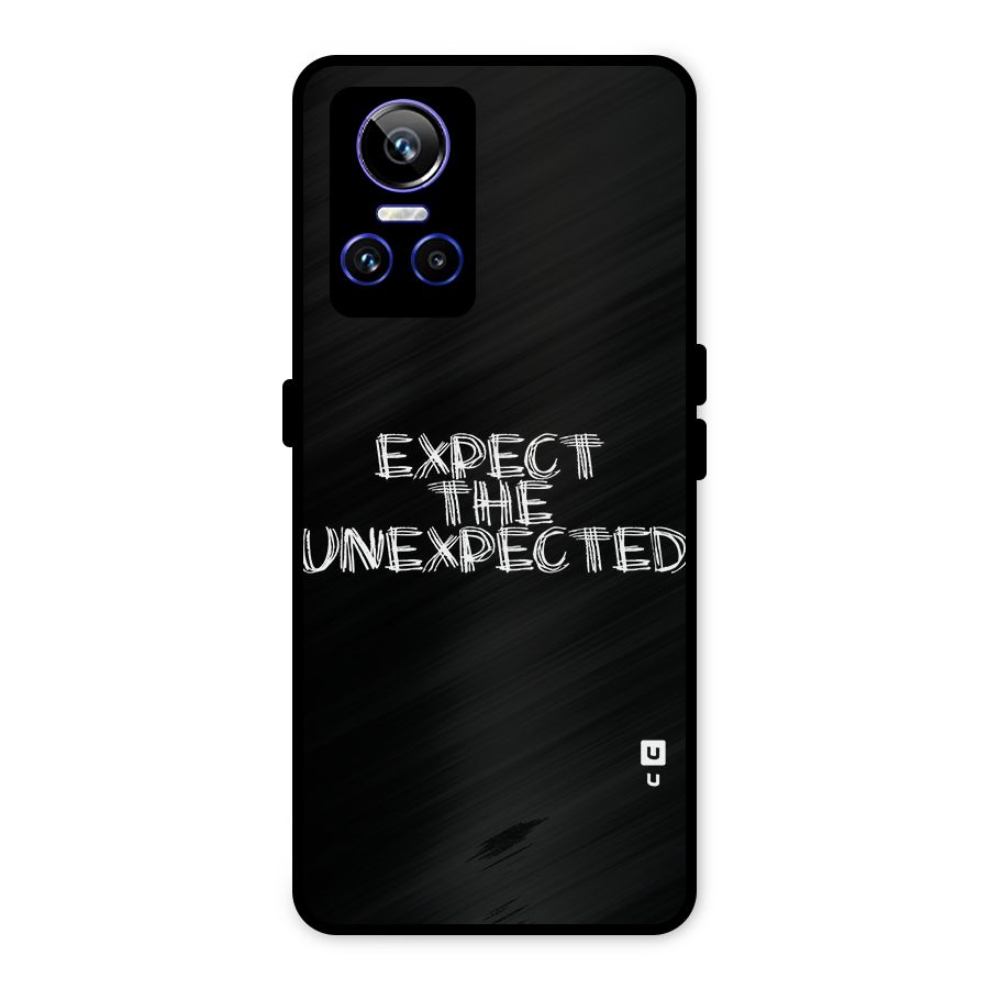 Expect The Unexpected Metal Back Case for Realme GT Neo 3