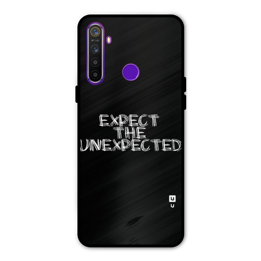 Expect The Unexpected Metal Back Case for Realme Narzo 10