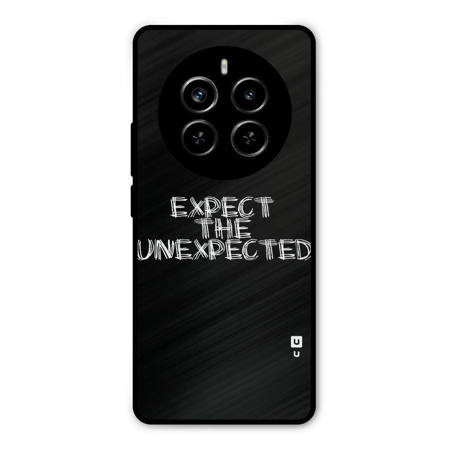 Expect The Unexpected Metal Back Case for Realme P1 Pro