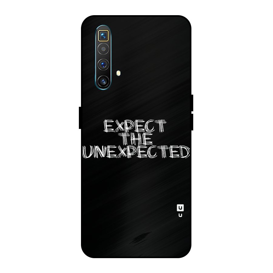 Expect The Unexpected Metal Back Case for Realme X3 SuperZoom