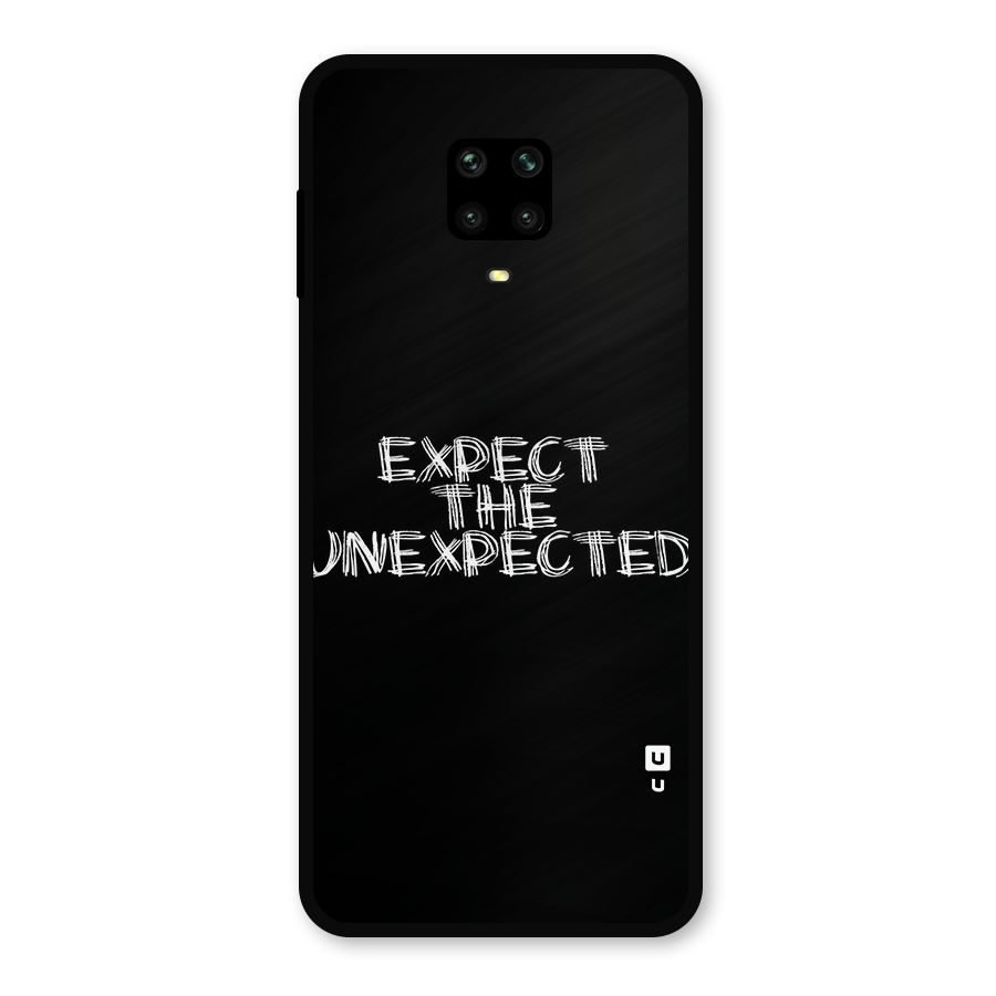 Expect The Unexpected Metal Back Case for Redmi Note 9 Pro Max