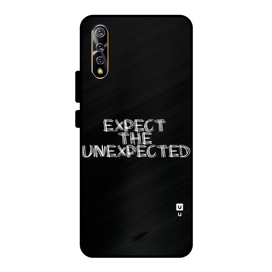 Expect The Unexpected Metal Back Case for Vivo S1