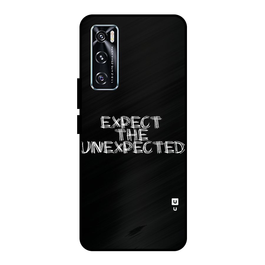 Expect The Unexpected Metal Back Case for Vivo V20 SE