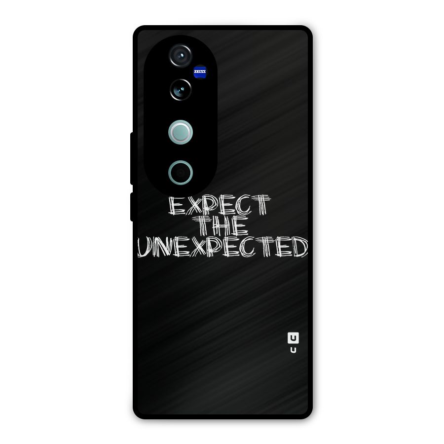 Expect The Unexpected Metal Back Case for Vivo V40 Pro