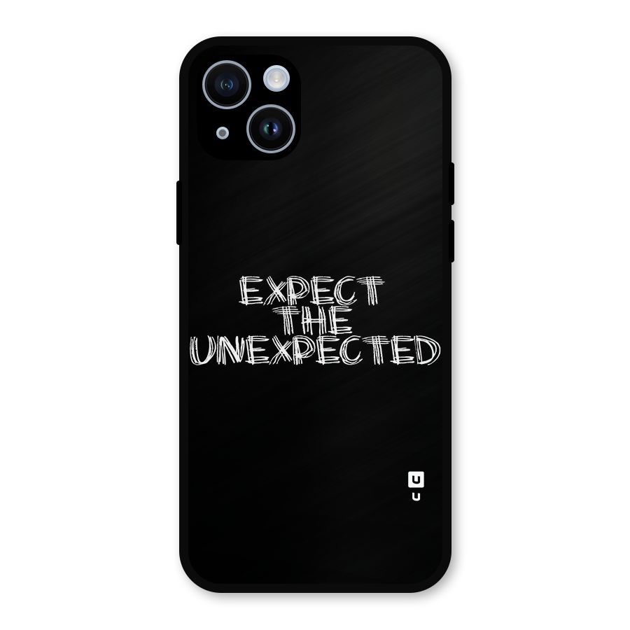 Expect The Unexpected Metal Back Case for iPhone 14