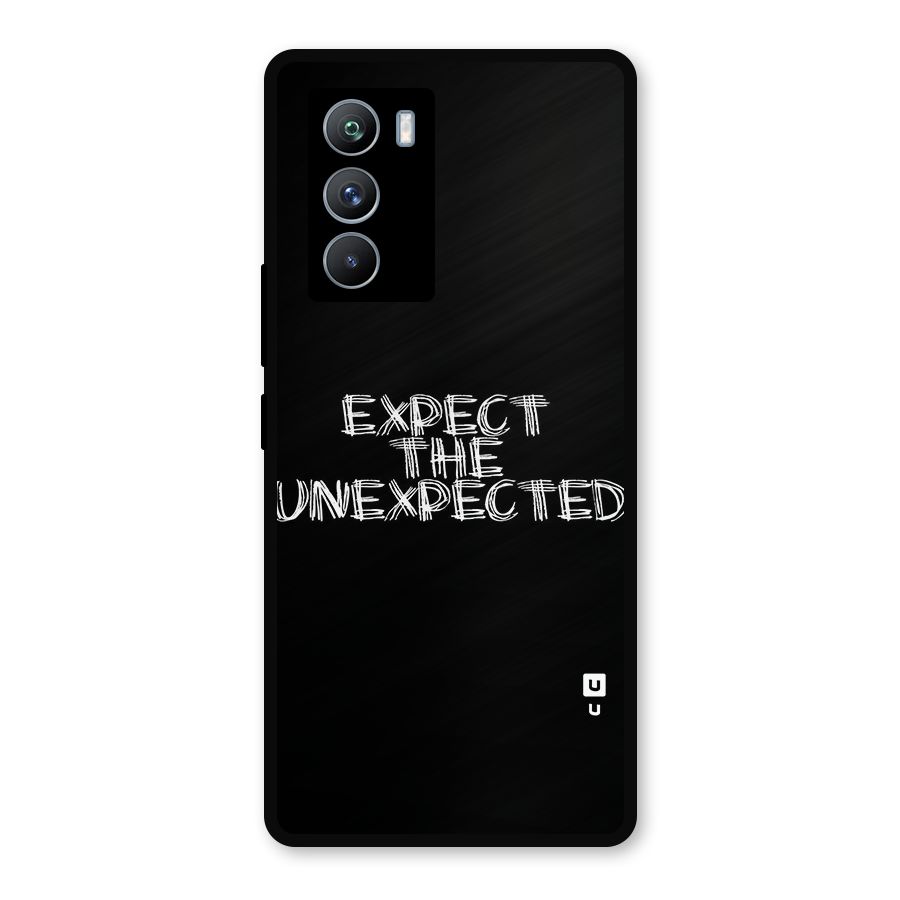 Expect The Unexpected Metal Back Case for iQOO 9 SE